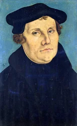Retrato de Martinho Lutero (1483-1546) 1529